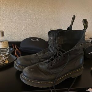 Dr. Martens Black Lace-Up Boots